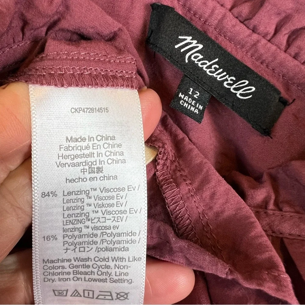 Madewell Sophia Cami Tiered Mini Dress